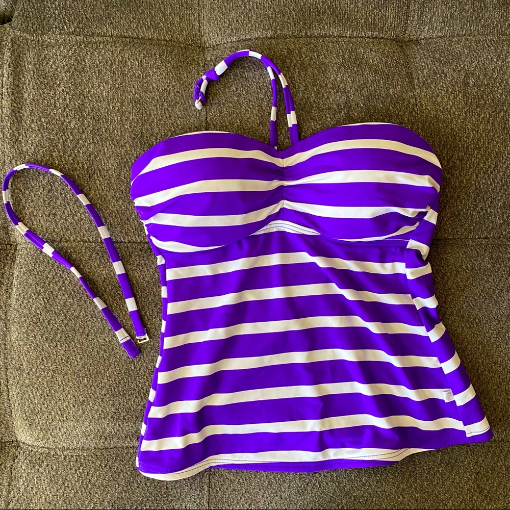 La Vie En Rose Aqua Tankini Top